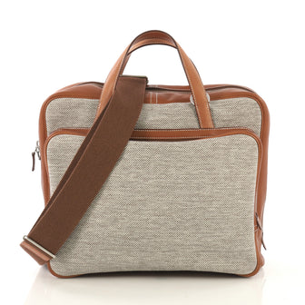 Hermes Caleche-Express Bag Toile 12H - Designer Handbag - Rebag