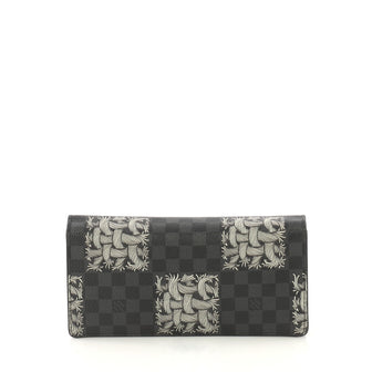 Louis Vuitton Brazza Wallet Limited Edition Nemeth Damier Graphite