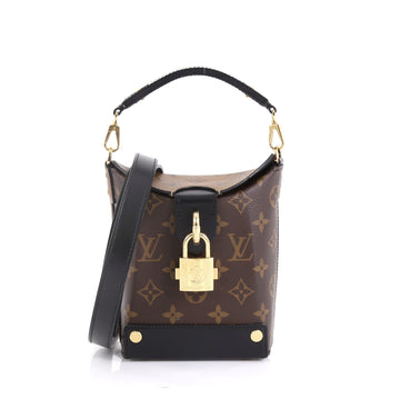 Louis Vuitton Bento Box Handbag Reverse Monogram Canvas