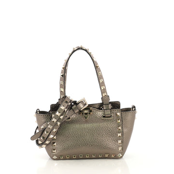 Valentino Rockstud Tote Soft Leather Micro - 42877/2