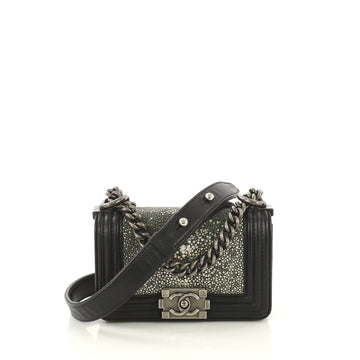 Chanel Boy Flap Bag Stingray Mini 