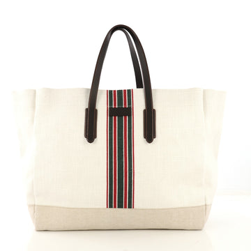 Gucci Web Tote Canvas Large 
