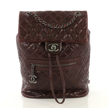 Chanel Mountain Backpack Quilted Glazed Calfskin Large-42913/1