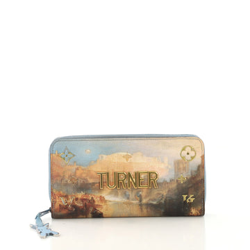 Louis Vuitton Zippy Wallet Limited Edition Jeff Koons Turner Print