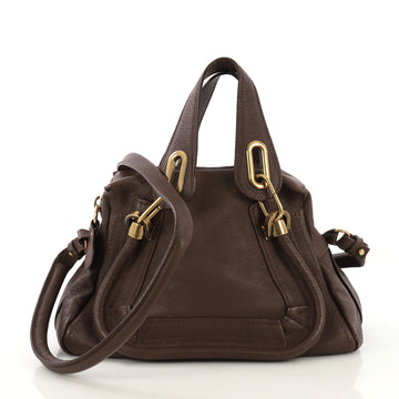 Chloe Paraty Top Handle Bag Leather Small - 42931/01