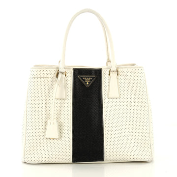 Prada Gardener's Tote Perforated Saffiano Leather Medium 42966/1