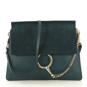 Chloe Faye Shoulder Bag Leather and Suede Medium 42971/1