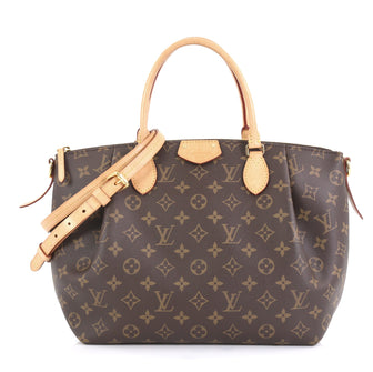 Louis Vuitton Turenne Handbag Monogram Canvas MM Brown 429771