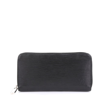 Louis Vuitton Zippy Wallet Epi Leather Black 429841