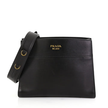 Prada Bibliotheque Shoulder Bag City Calfskin Small