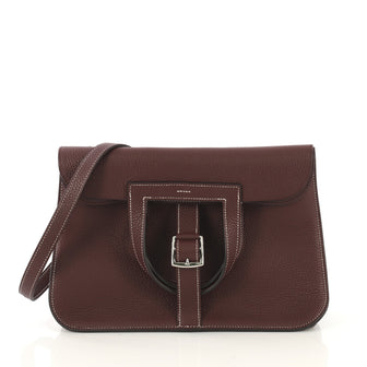 Hermes Halzan Handbag Clemence 31 - Designer Handbag - Rebag
