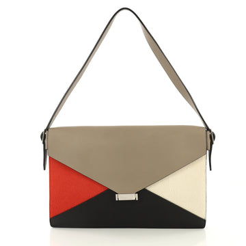 Celine Diamond Shoulder Bag Pony Hair and Leather Large