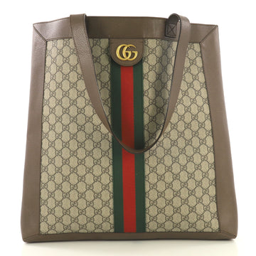 Gucci Ophidia Soft Open Tote GG Coated Canvas Large