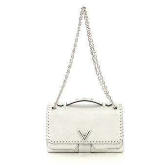 Louis Vuitton Very Chain Bag Whipstitch Leather Metallic 430194