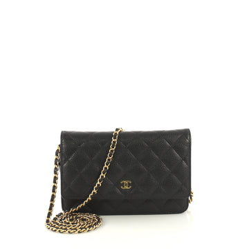 Chanel Wallet on Chain Quilted Caviar