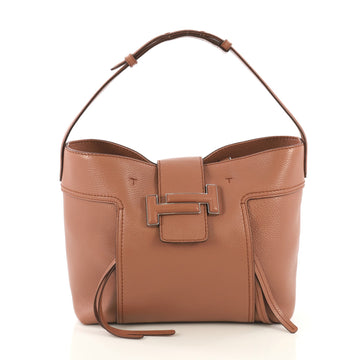 Tod's Double T Shopping Tote Leather Medium