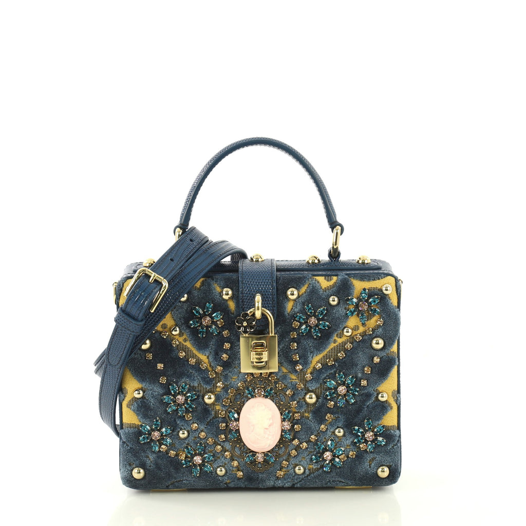 Dolce & Gabbana gold treasure bag