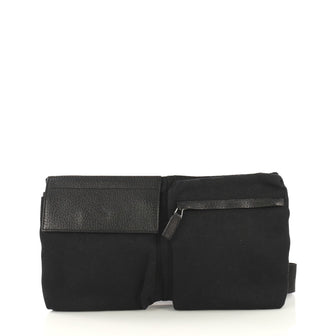 Gucci Model: Vintage Double Belt Bag GG Canvas Black 43059/1