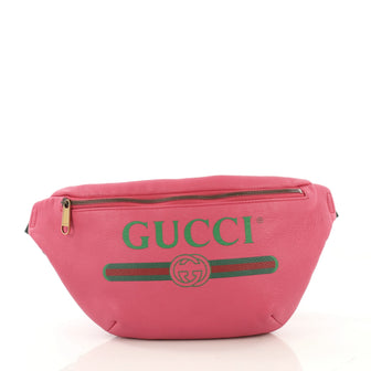 Gucci Logo Belt Bag Printed Leather Medium 43059/5