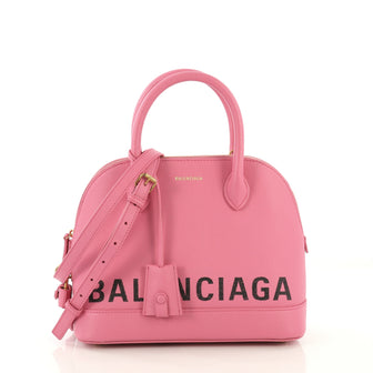 Balenciaga Model: Logo Ville Bag Leather Small Pink 43062/1