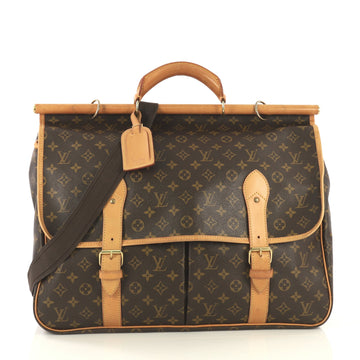 Louis Vuitton Sac Chasse Hunting Bag Monogram Canvas Brown 430651
