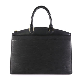 Louis Vuitton Riviera Handbag Epi Leather Black 430831