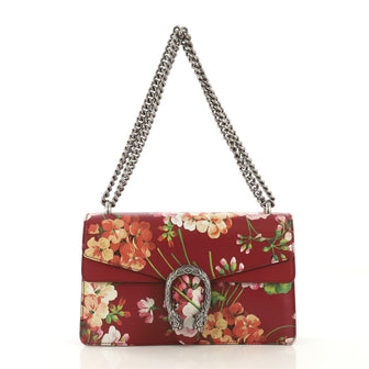 Gucci Dionysus Bag Blooms Print Leather Small Red 430973