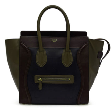 Celine Luggage Tricolor Mini