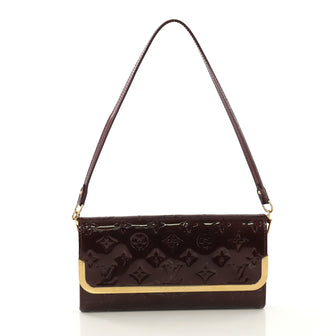Louis Vuitton Rossmore Handbag Monogram Vernis MM Purple 431151