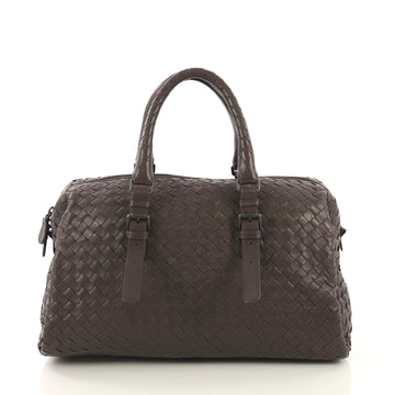 Bottega Veneta New Boston Bag Intrecciato Nappa Medium Purple 431241