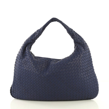 Bottega Veneta Veneta Hobo Intrecciato Nappa Large Blue 431243