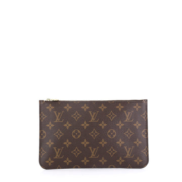 Louis Vuitton Neverfull Pochette Monogram Canvas Large