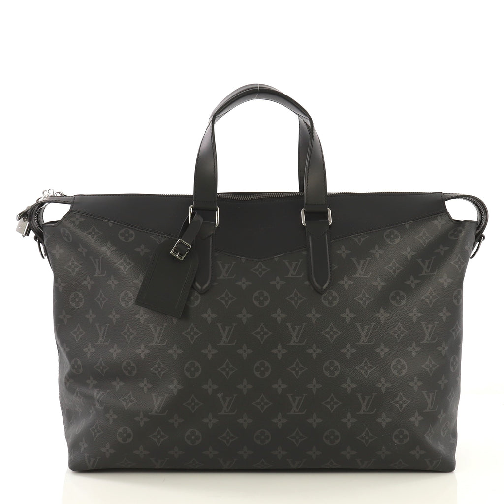 Louis Vuitton Voyager Travel Bag Monogram Eclipse Canvas at 1stDibs