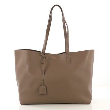 Saint Laurent Shopper Tote Leather Large Brown 4315601