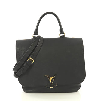 Louis Vuitton Volta Handbag Leather Black 431631