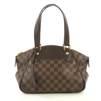 Louis Vuitton Verona Handbag Damier PM Brown 431951