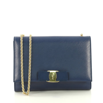 Salvatore Ferragamo Ginny Crossbody Bag Saffiano Leather Small 43206/01