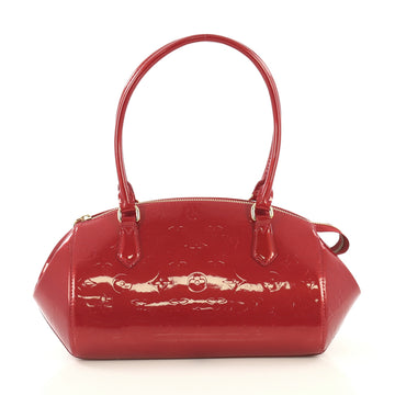 Louis Vuitton Sherwood Handbag Monogram Vernis PM Red 4320827