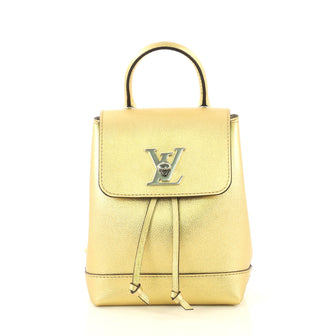 Louis Vuitton Lockme Backpack Leather Mini Metallic 4320840