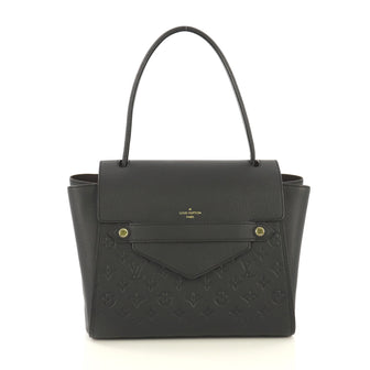 Louis Vuitton Trocadero Handbag Monogram Empreinte Leather Black 