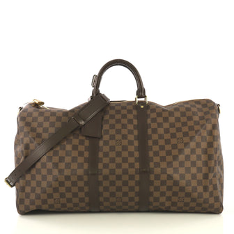 Louis Vuitton Keepall Bandouliere Bag Damier 55 Brown 4320858