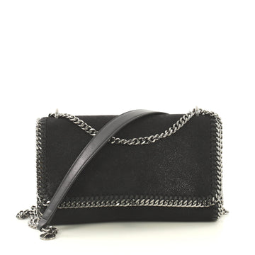 Stella McCartney Falabella Flap Crossbody Bag Shaggy Deer Small