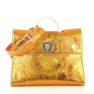 Christian Dior Diorever Handbag Leather Medium