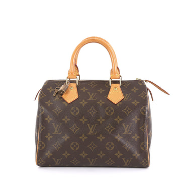 Louis Vuitton Speedy Handbag Monogram Canvas 25 Brown 432151