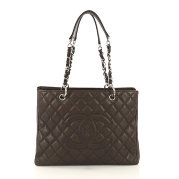 Chanel Grand Shopping Tote Quilted Caviar
