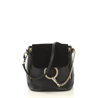Chloe Faye Backpack Leather and Suede Small 43242/1