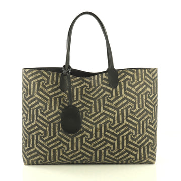 Gucci Reversible Tote Caleido GG Print Leather Large Black 432452