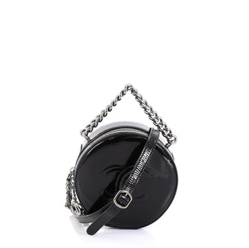 Chanel Round as Earth Crossbody Patent