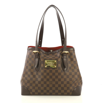 Louis Vuitton Hampstead Handbag Damier MM Brown 432571