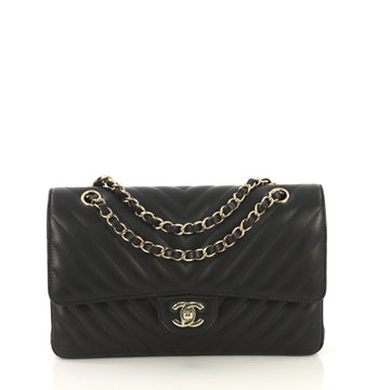 Classic Double Flap Bag Chevron Lambskin Medium